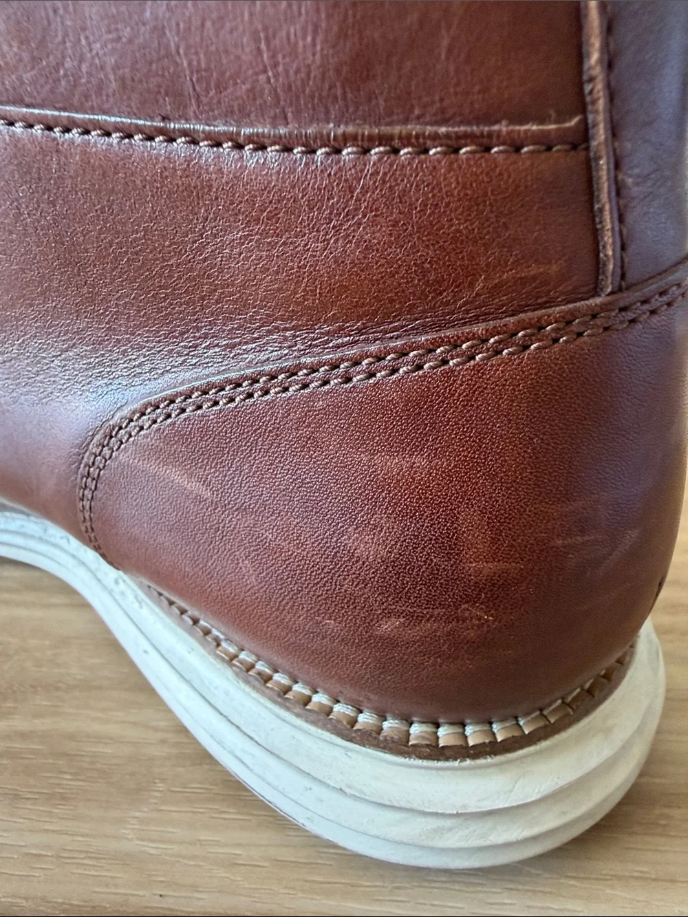Men's Men’s Cole Haan Grand Os Brown Leather Boots